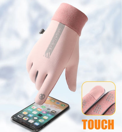 Winter Touchscreen Gloves for Men&Women Warm Running Gloves Windproof Water Resistant