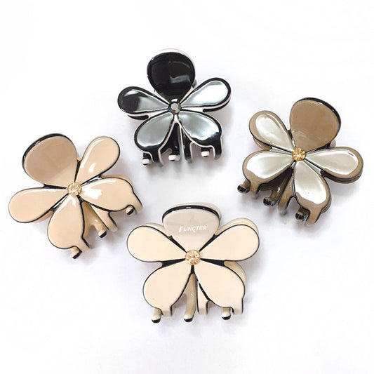Mini Flower Hair Claw Clips