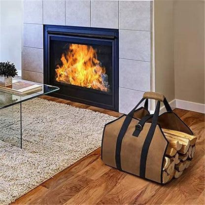 Firewood Log Carrier Tote Bag For Outdoor Camping