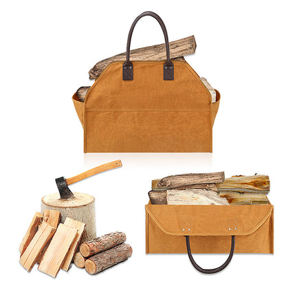 Firewood Log Carrier Tote Bag For Outdoor Camping