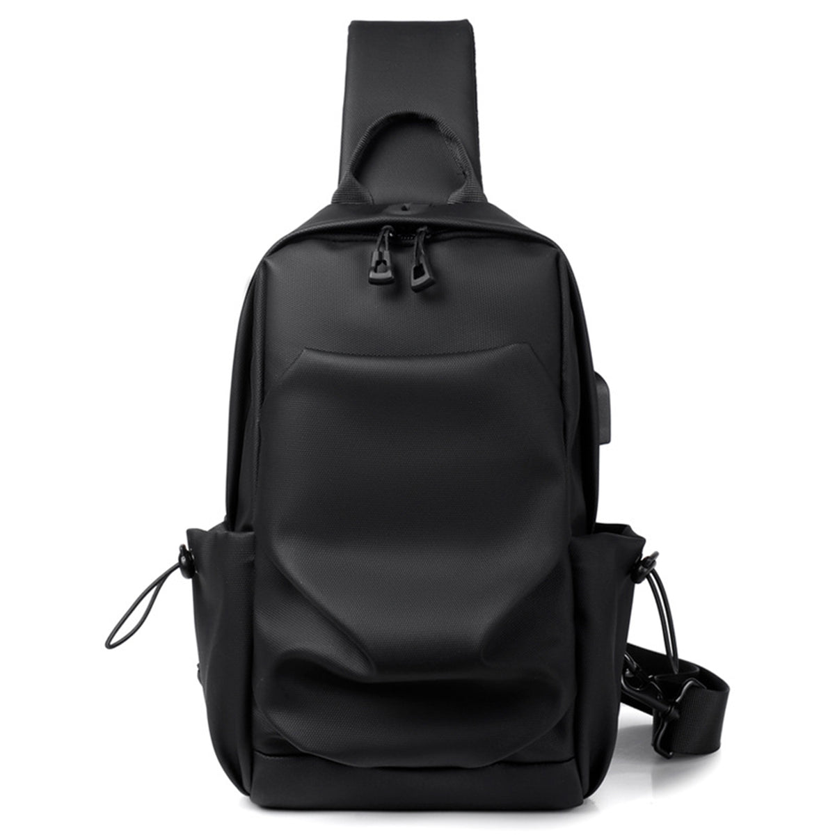 Crossbody Bags Sling Backpack Shoulder Bag Chest Bag Travel Hiking Daypack W/USB Charger Port