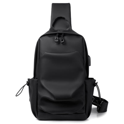 Crossbody Bags Sling Backpack Shoulder Bag Chest Bag Travel Hiking Daypack W/USB Charger Port