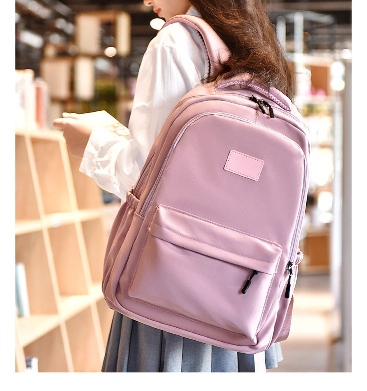 Short Trip Large Capacity Laptop Bag Lightweight Student Backpack