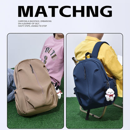 Student Backpacks Couple's Fashionable Lightweight Travel Bags