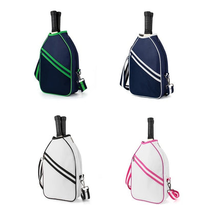 Crossbody Zipper Soldier Pickleball Racket Protection Bag