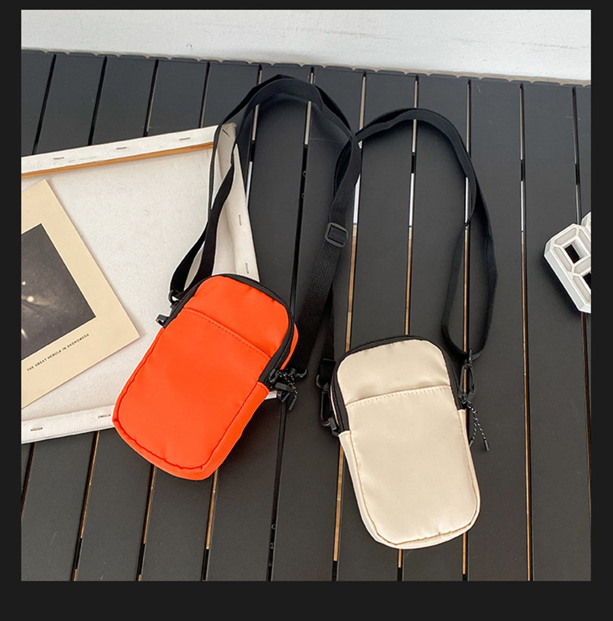 Orange/White