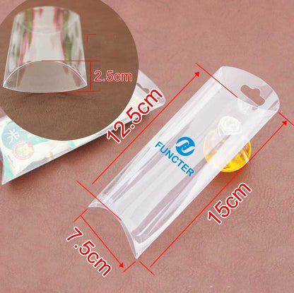Clear PVC Pillow Packaging Box W/ Hang Hole