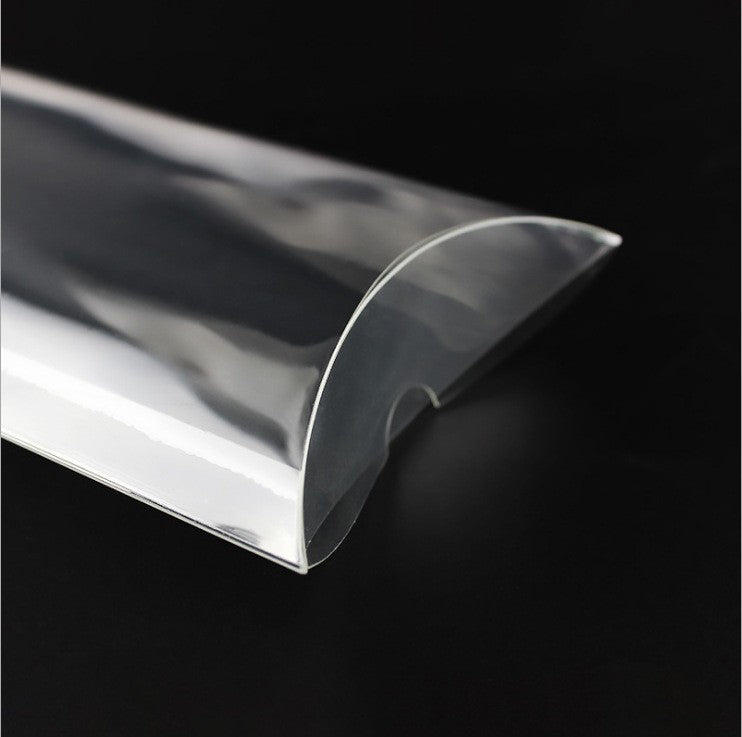 Clear PVC Pillow Packaging Box W/ Hang Hole