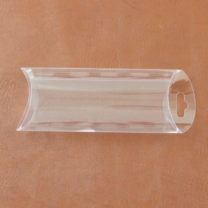 Clear PVC Pillow Packaging Box W/ Hang Hole