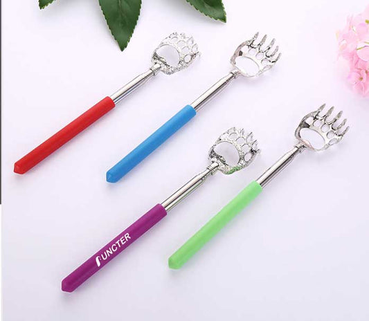 Telescoping Massager Scratching Bear Claw Stainless Steel Itching Scratching