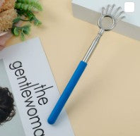 Telescoping Stainless Steel Back Scratcher W/ Soft Foam Handle for Itch Relief