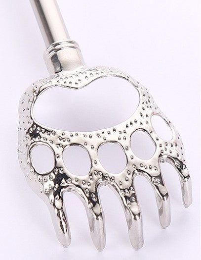 Telescoping Massager Scratching Bear Claw Stainless Steel Itching Scratching
