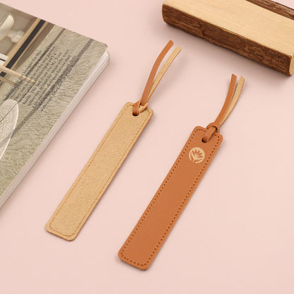 PU Leather Page Corner Bookmark for Book Lover Book Shop Gift