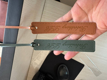 PU Leather Page Corner Bookmark for Book Lover Book Shop Gift