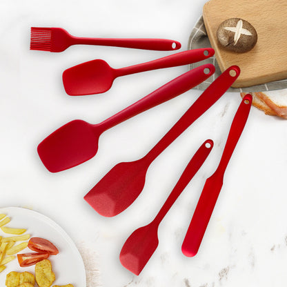 Baking 6-Piece Silicone Kitchen Spatula Set