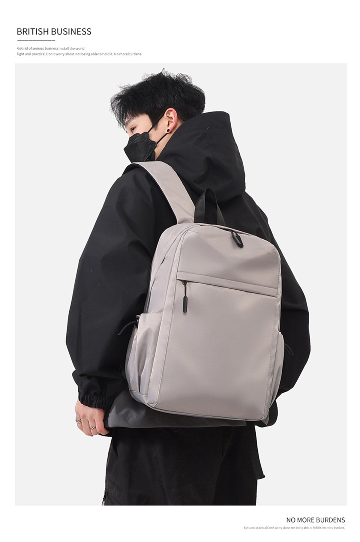 Casual Student Backpack for College Students 15.6-inch Laptop Bag Perfect for Travel
