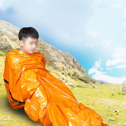 Outdoor Lightweight Portable Emergency First Aid Insulation PE Sleeping Bag Opp Bag Packing