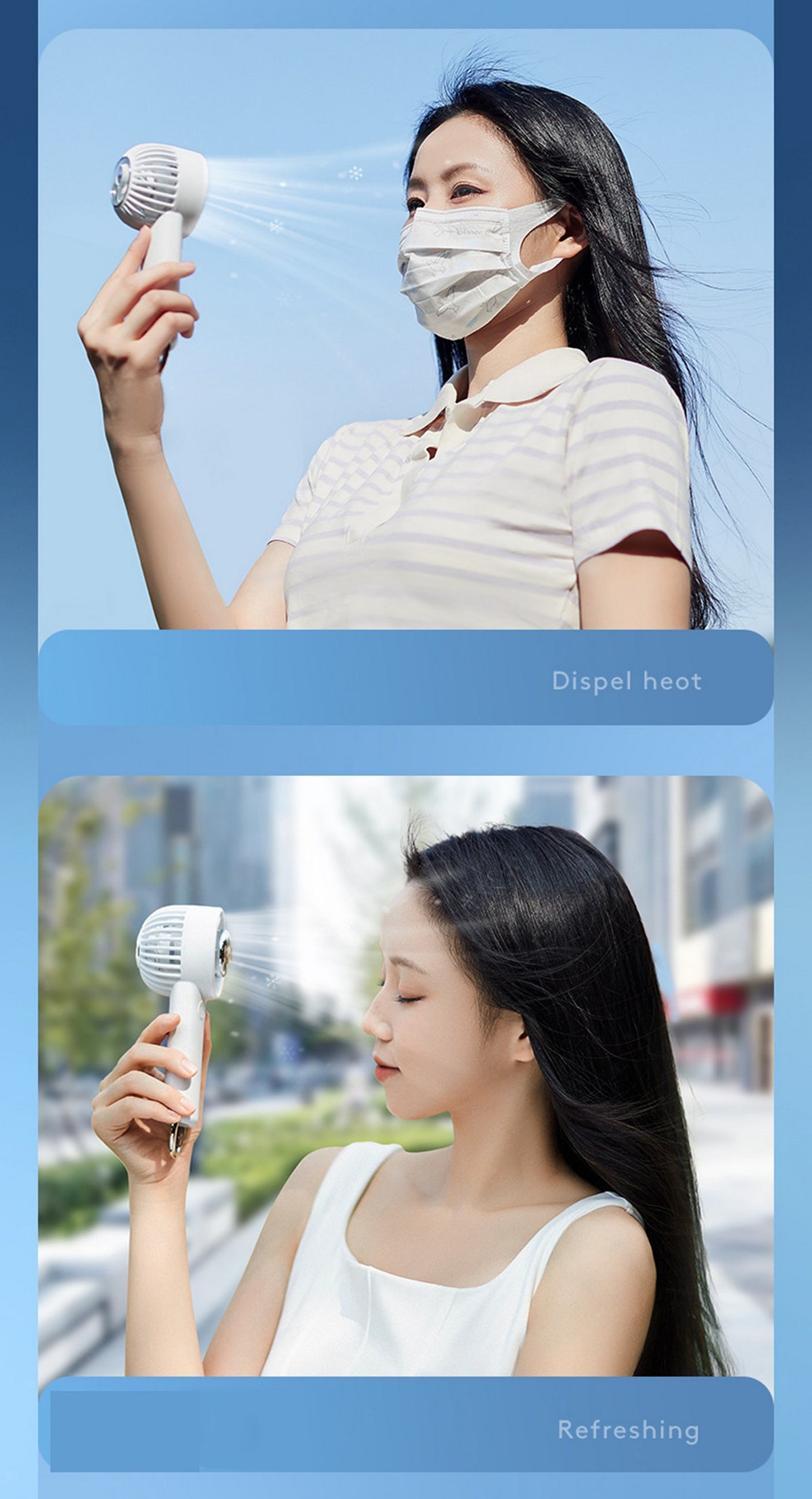 Portable Refrigeration Cooling Fan With Clip