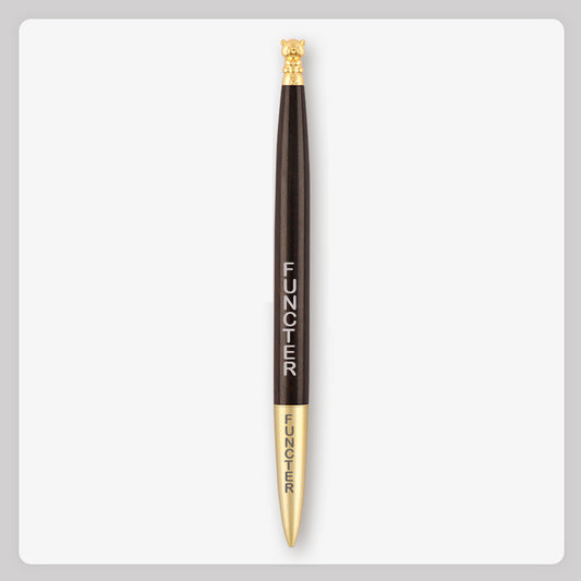 Brass Tiger(Yin) Black Sandalwood Ballpoint Pen Business Pen