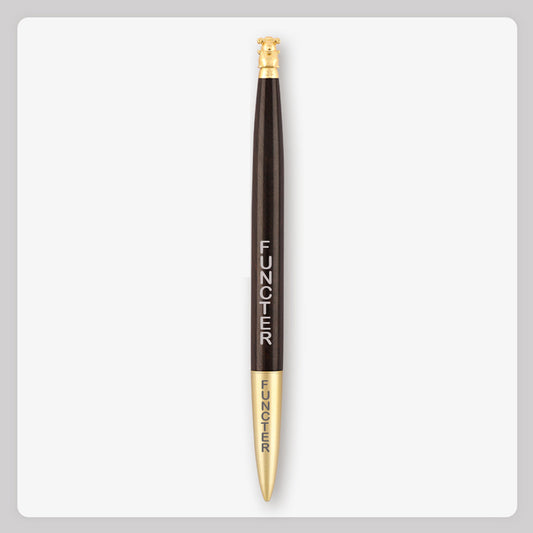 Brass Goat(Wei) Black Sandalwood Ballpoint Pen Business Pen
