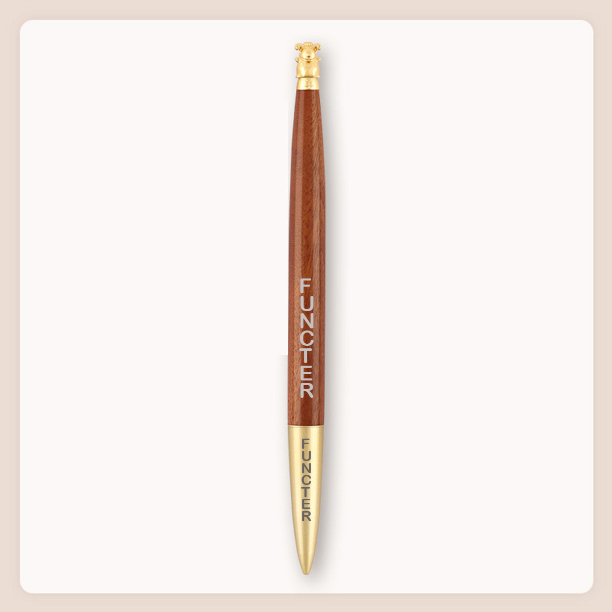 Brass Goat(Wei) Rosewood Ballpoint Pen Business Pen Zodiac Pen