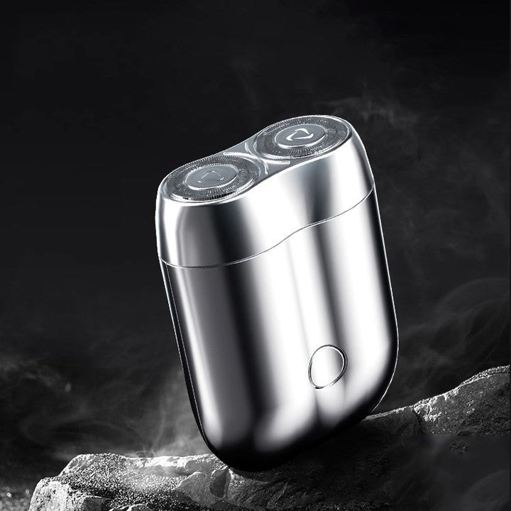 Mini Dual-Head Electric Shaver,Waterproof Mini Electric Shaver for Men