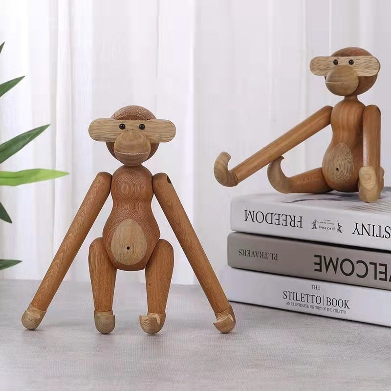 Customizable wooden doll decorations