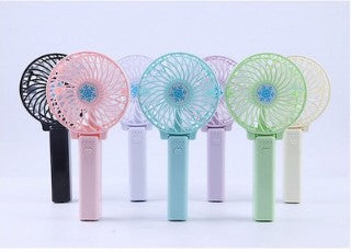 Foldable Charging Folding Fan w/Phone Holder