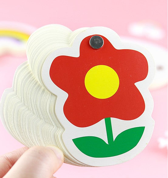 50 Sheets Flower Shape Mini Notes