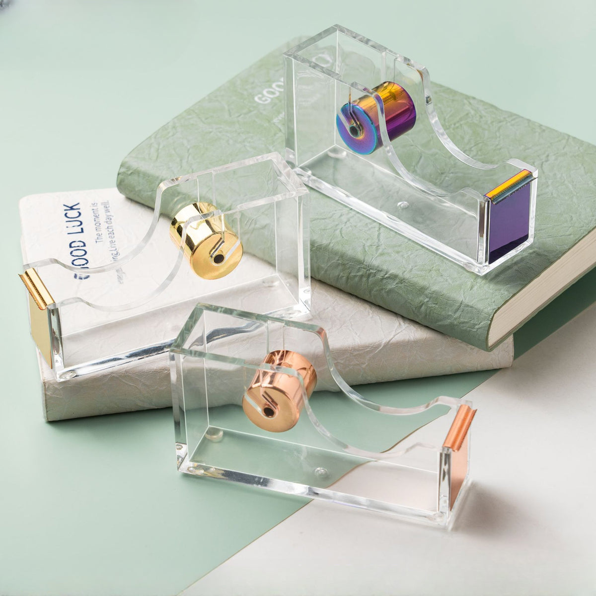 Acrylic Desktop Tape Dispenser Stationery