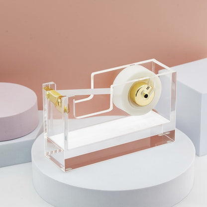 Stationery Large Size Desktop Tape Dispenser White