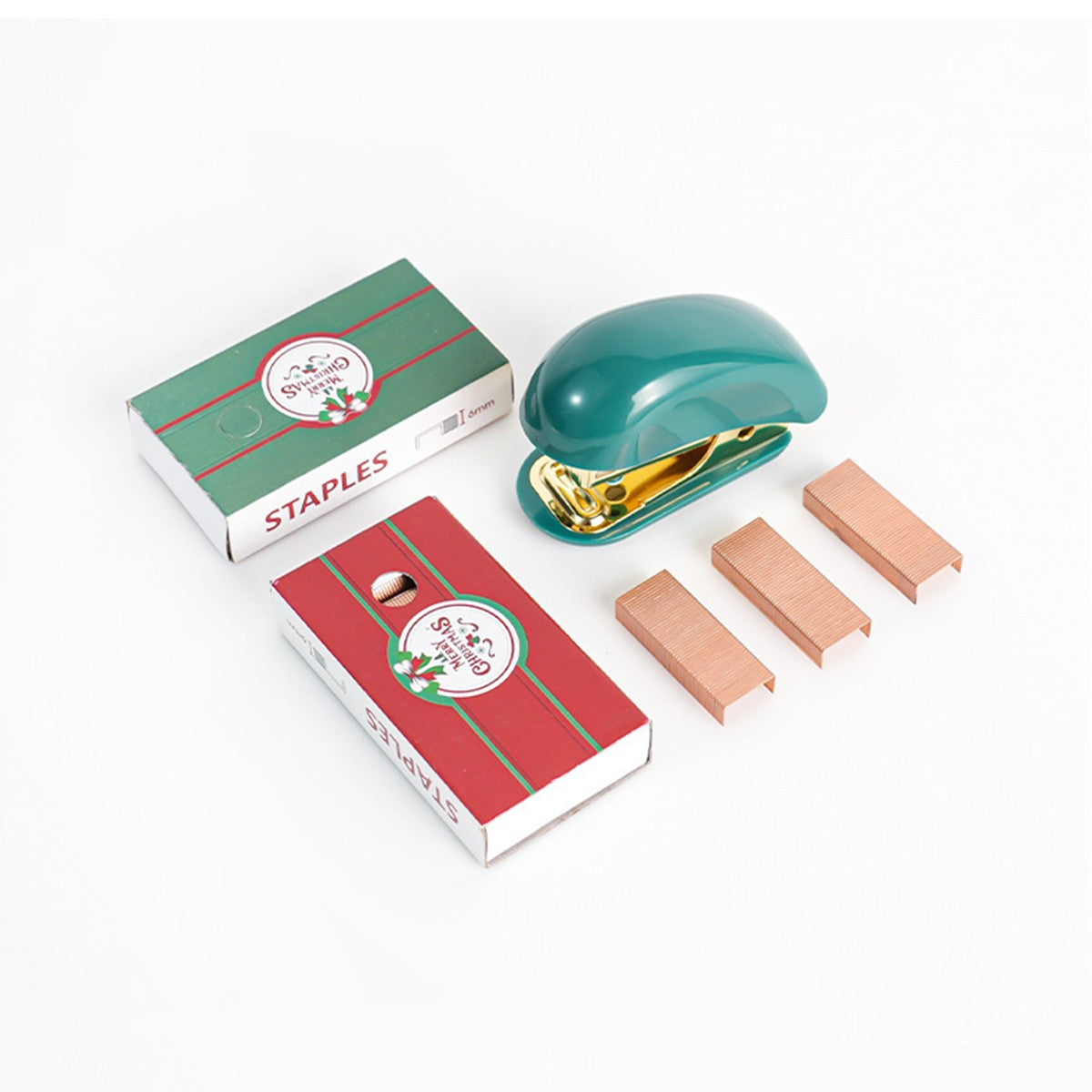 Mini Stapler Set W/ Rose Gold Staples