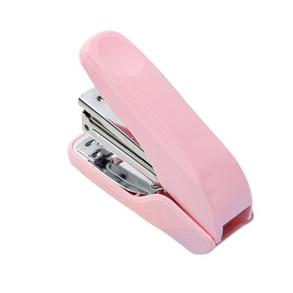 One Finger Macaron Color Office Using Handheld Stapler