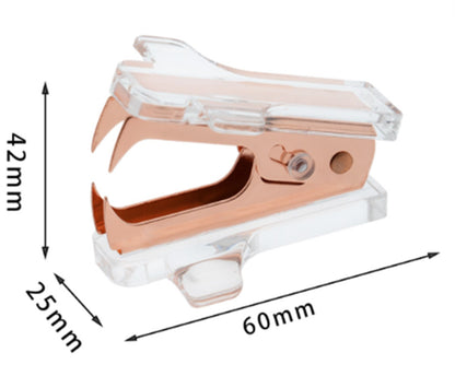 Airplane Shape Transparent Acrylic Office Using Staple Remover