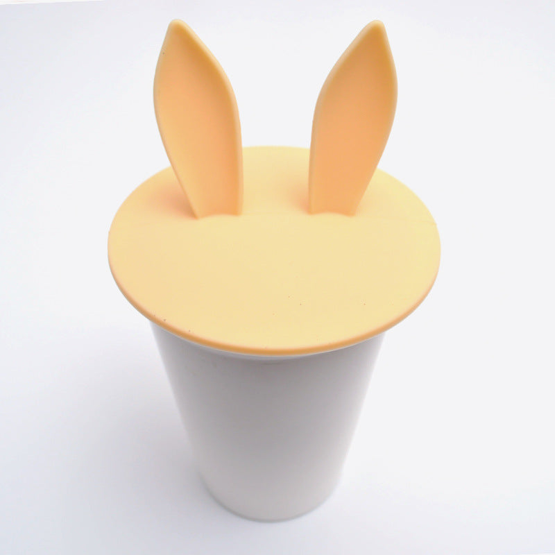 Silicone Durable Rabbit Ear Shaped Cup Lid Cover