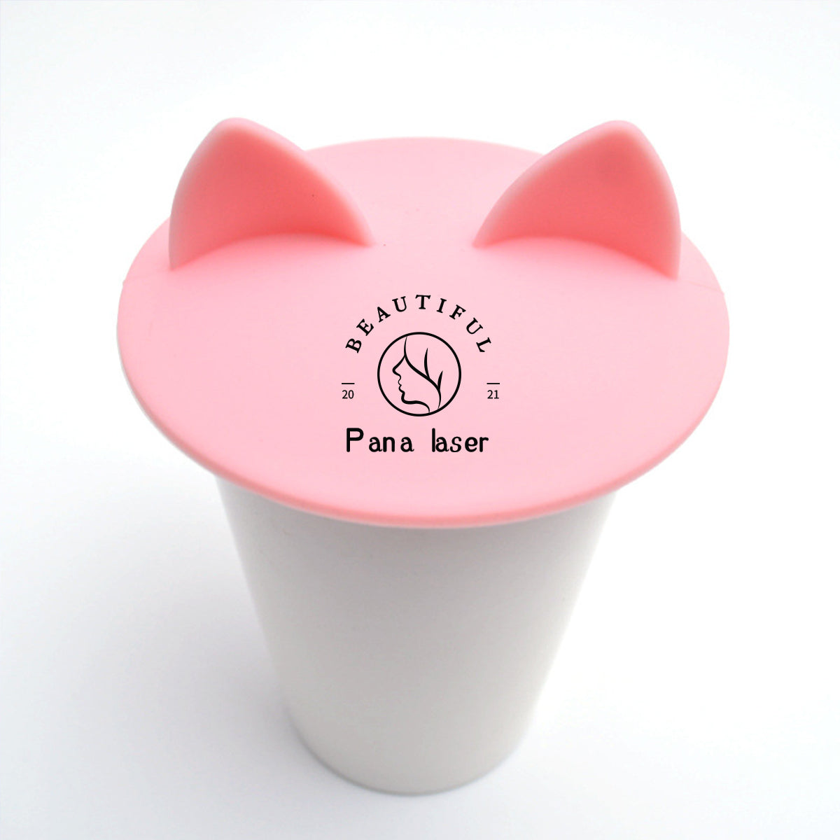 Durable Silicone Large Cat Ear Shaped Cup Lid Cover