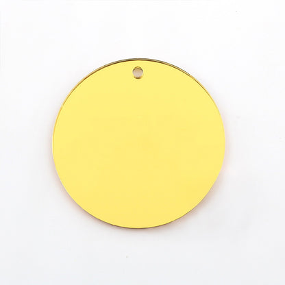 Round Shape Acrylic Insert For Cookies Cake Decoration Cake Topper