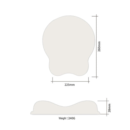 Gradient Mouse Pad W/ Silicone Infill Wrist Rest
