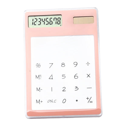 Solar & Battery Dual Power Electronic Calculator 8 Digits LCD Display Desk Calculator