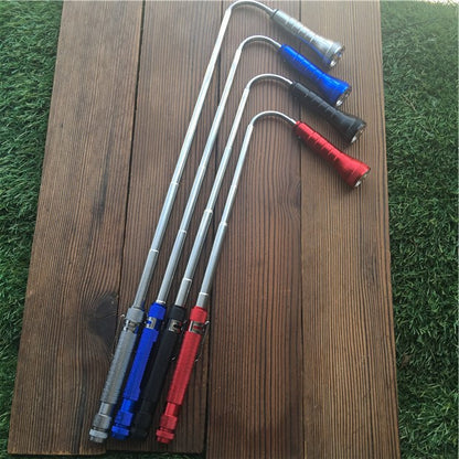 24" Flexible Magnetic Inspection Light W/ Telescopic Tube For Vehicle Repairing