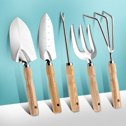 Stainless Steel Garden Tools Set (5 Pcs)
