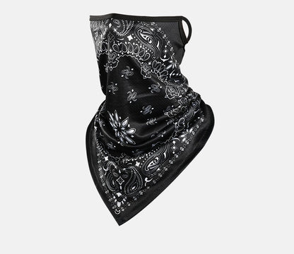 Motorcycle Sun Mask UV Ear Monaural Neck Gaiter(Full Size Custom Printing)