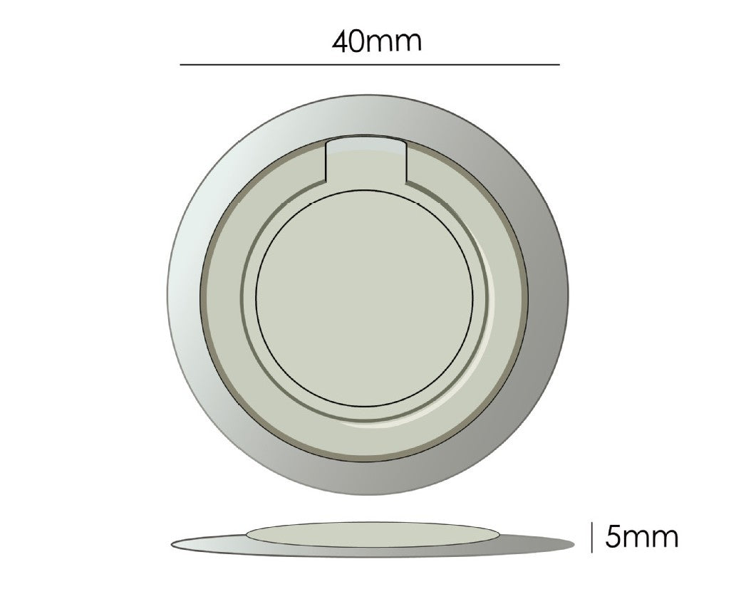 360° Rotation Movable Foldable Ring Phone Holder With Ring
