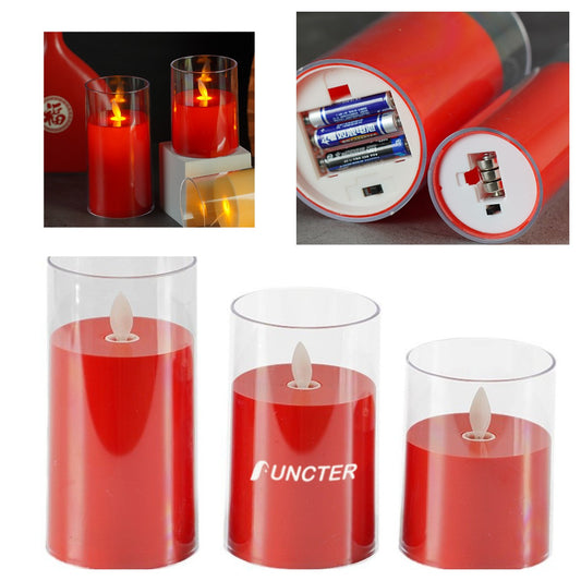 LED Electronic Candle 2 x 4"