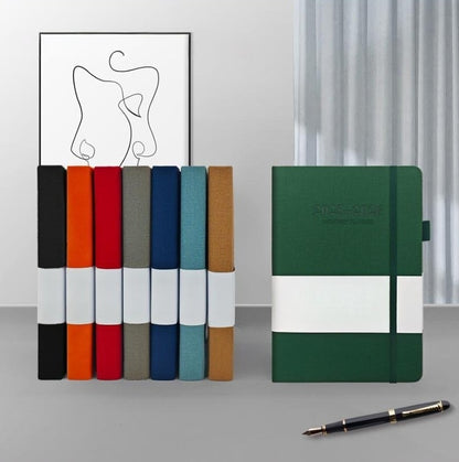 2025 Monthly Planner A5 PU Notebook