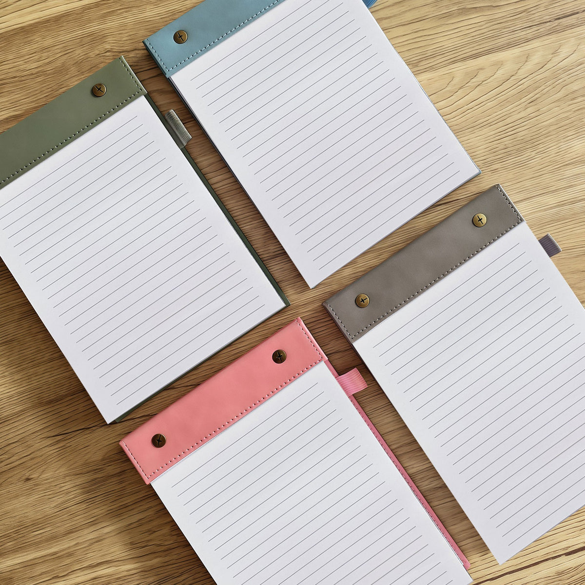 A5 Notepad Lined Pages W/ Pen Sleeve