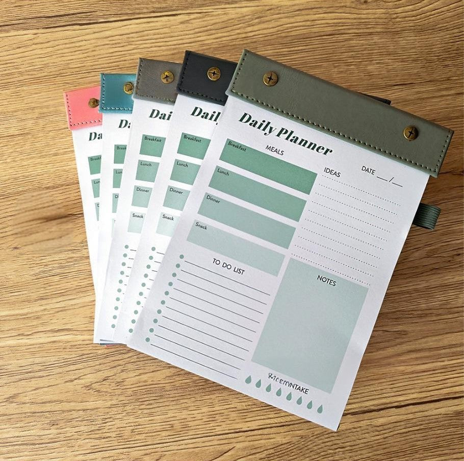 A5 Planner Notebook W/ Pen Sleeve