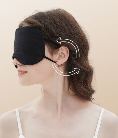 Silk Beauty Rest Eye Mask W/ Adjustable Strap