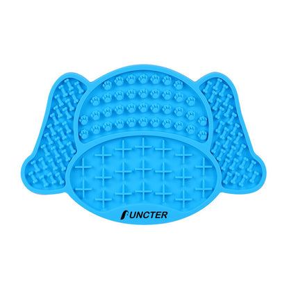 Dog Head Shape Dog Lick Mat Slow Feeder Mat