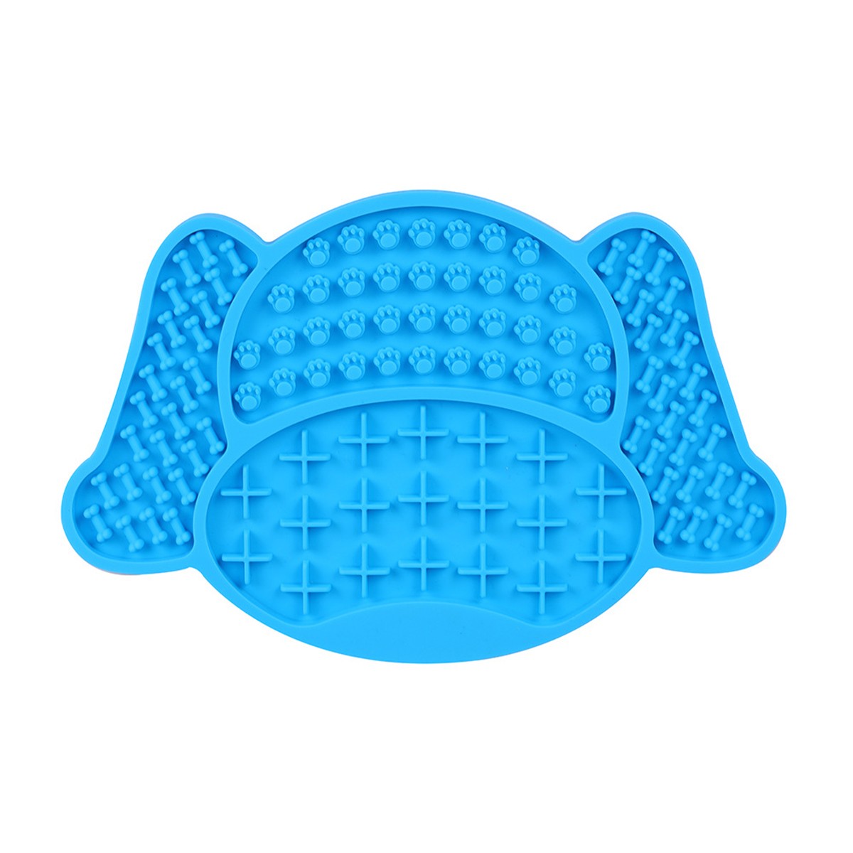 Dog Head Shape Dog Lick Mat Slow Feeder Mat